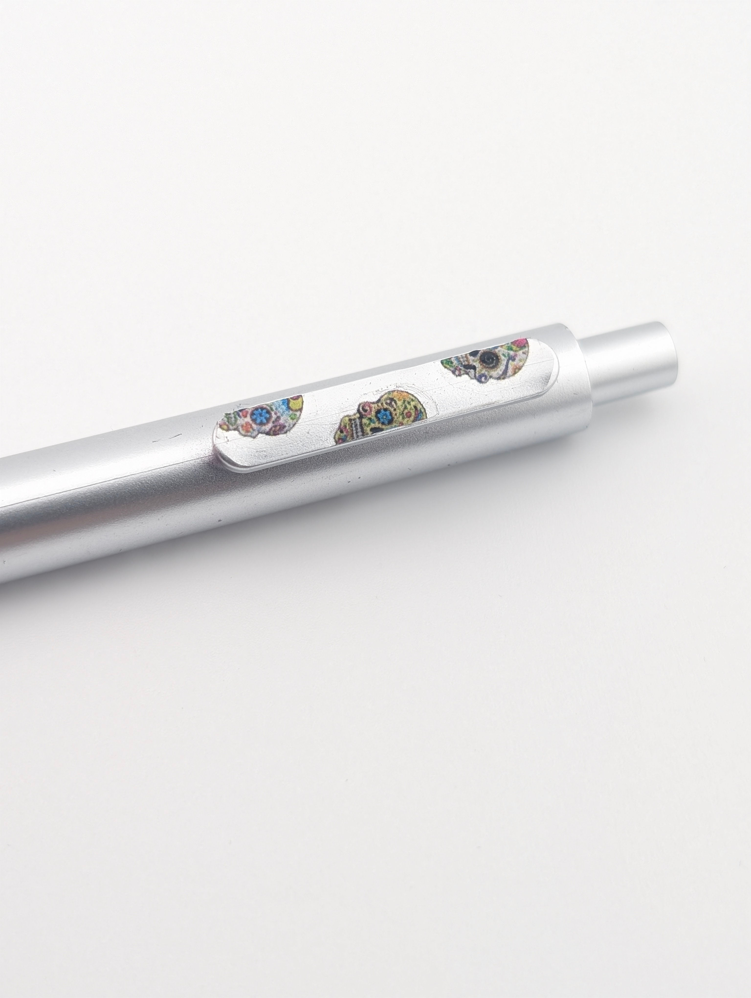 Stylo silver trio tête de mort