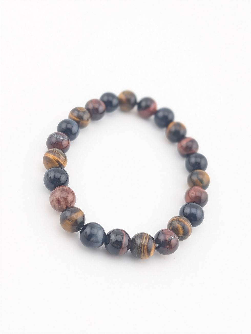 Miniature : Bracelet oeil tigre , taureau, faucon