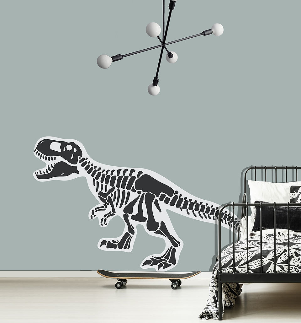 Platinum Shapes Dino Skelet Black/White