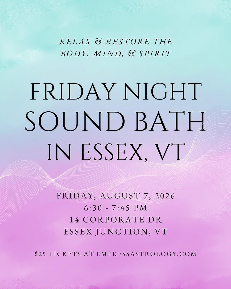 Friday Night Sound Bath 8/7/26