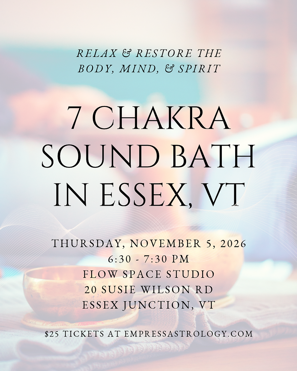 7 Chakra Sound Bath 11/5/26