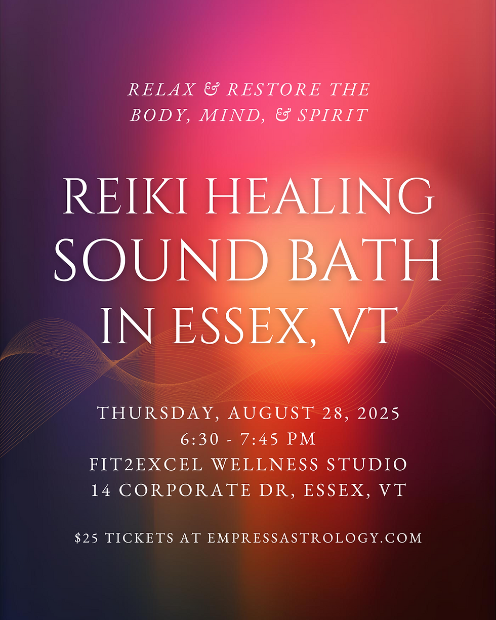 Reiki Healing Sound Bath 8/28/25