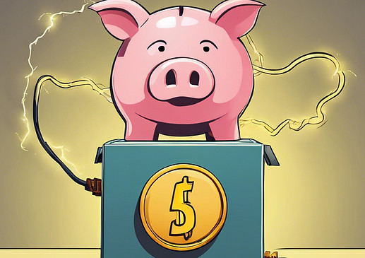 electricity powering up a piggy bank .jpg