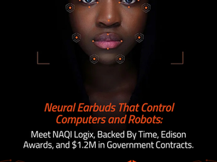 Neural Earbuds That Control Computers and Robots: Meet Naqi Logix, Backed By TIME, Edison Awards & $1.2M in Government Contracts