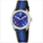 Montre ado garçon Lotus noire et bleue ultra tendance et étanche 50 mètres
