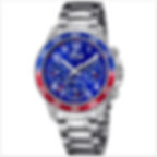 Montre sport en acier pour ado junior étanche 50 mètres avec chronographe