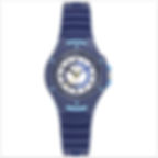 Montre pédagogique bleue étanche avec cadran lumineux pour enfant garçon âgé de 3 à 8 ans