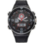 Montre aiguille digitale double affichage homme noire étanche 100 mètres de marque Ruckfield