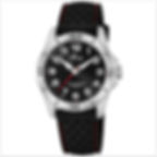 Montre garçon de marque avec bracelet en silicone noir étanche 50 mètres
