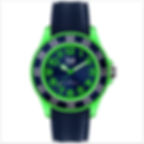 Montre garçon à aiguilles bleue et verte Ice Cartoon Dino de marque ICE Watch étanche 100 mètres