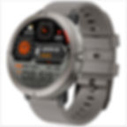 Montre connectée ado garçon sport GPS grise étanche 5 ATM