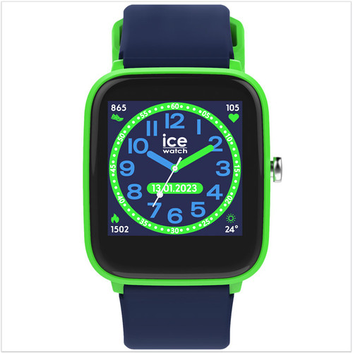 Montre connectée garçon 10 ans ICE Smart Junior Green Blue 021876