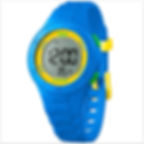 Montre sport garçon digitale étanche Ice Watch bleue et jaune