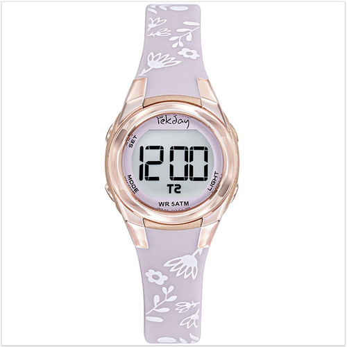 Montre enfant fille 3-10 ans Montre digitale fillette rose