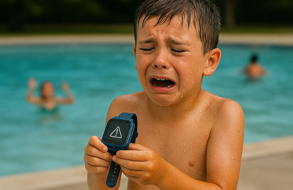 Rappel sur l'étanchéité des montres pour enfant analogiques, digitales ou connectées