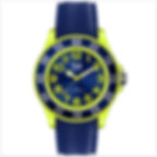 Montre garçon bleue et jaune à aiguilles étanche 100 mètres de marque ICE Watch