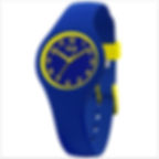 Montre Ice Watch garçon bleue et jaune Ola Kids étanche avec bracelet en silicone
