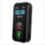 Traceur GPS enfant noir doté d'un bouton SOS et d'un bouton permettant l'envoi de messages vocaux