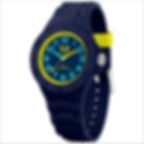 Montre pédagogique Ice Watch Héro Dark Blue Invaders en silicone bleu pour enfant garçon