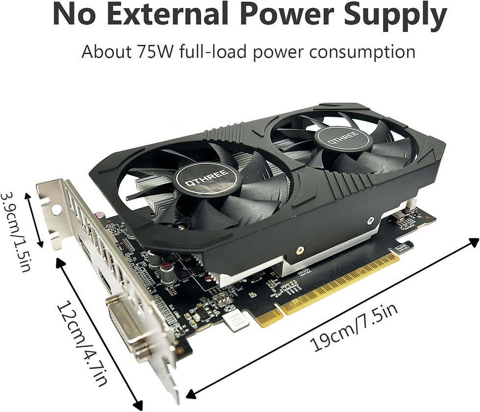 縮圖：QTHREE GeForce GTX 1050 Ti Graphics Card,4GB,128 Bit,GDDR5,Desktop Video Card fo