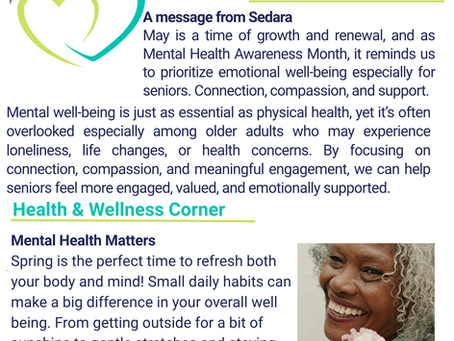 May , 2026 Newsletter