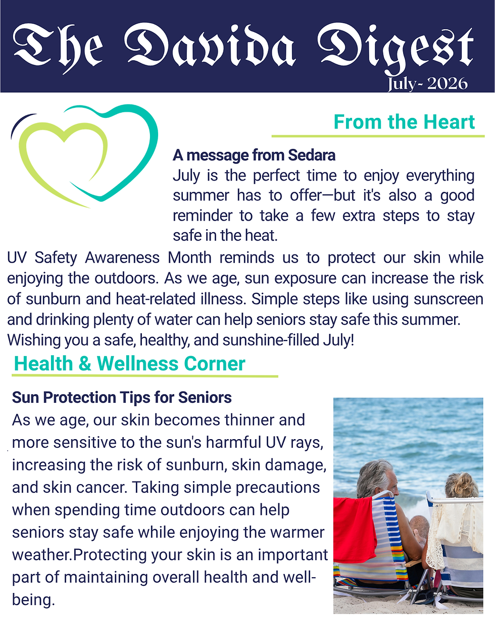 July, 2026 Newsletter