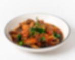 Stir fried basil roasted duck 