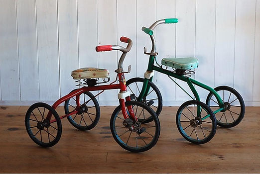 昭和レトロ デットストック 三輪車 古い三輪車（デッドストック品