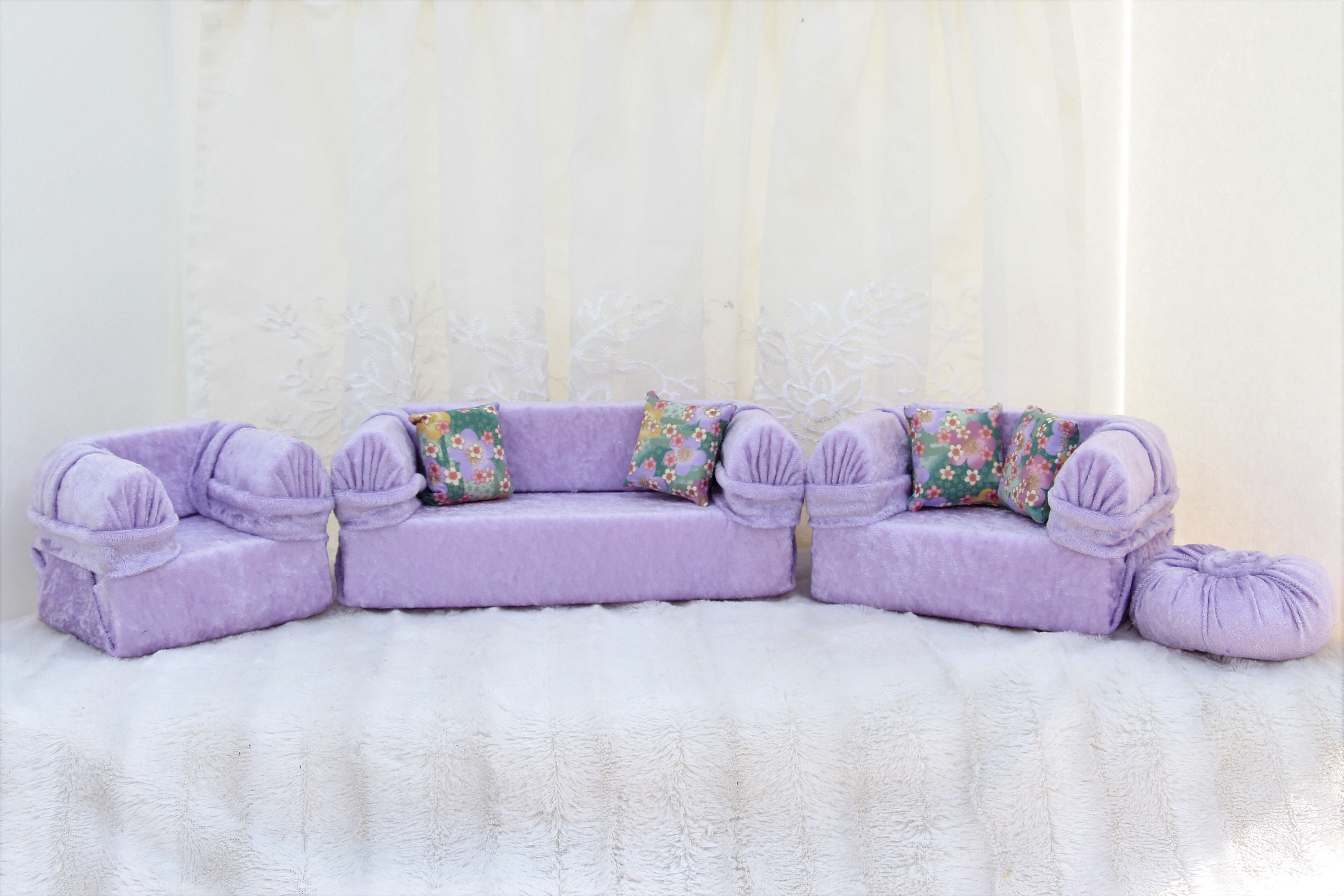 Classic Sofa- Pastel Purple Crush