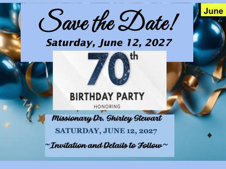 SAVE THE DATE