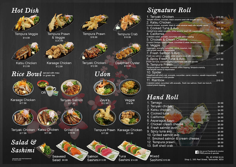 Menu 2 of 2