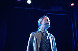 Malcolm flees to England after his father's murder. Photo by Valerie Terranova.