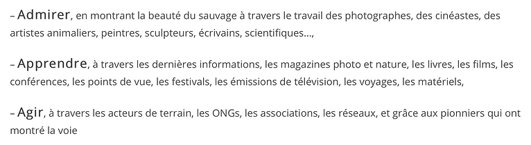 Faune sauvage