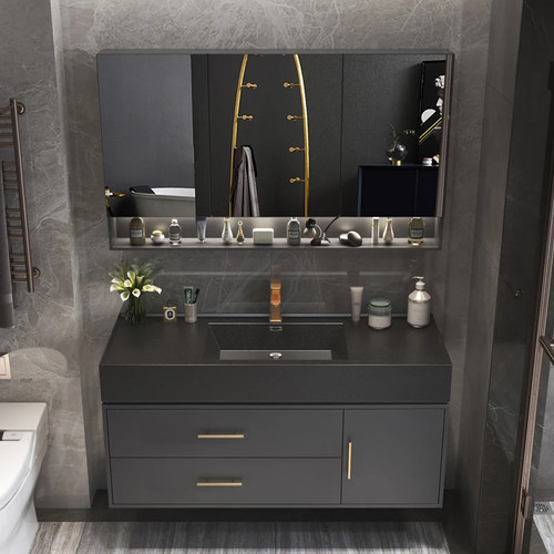 Modern Minimalist Bathroom Vanity | Eco-TerraSprout