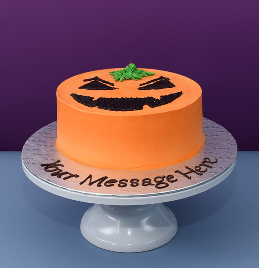 Spooky Pumpkin Halloween cake