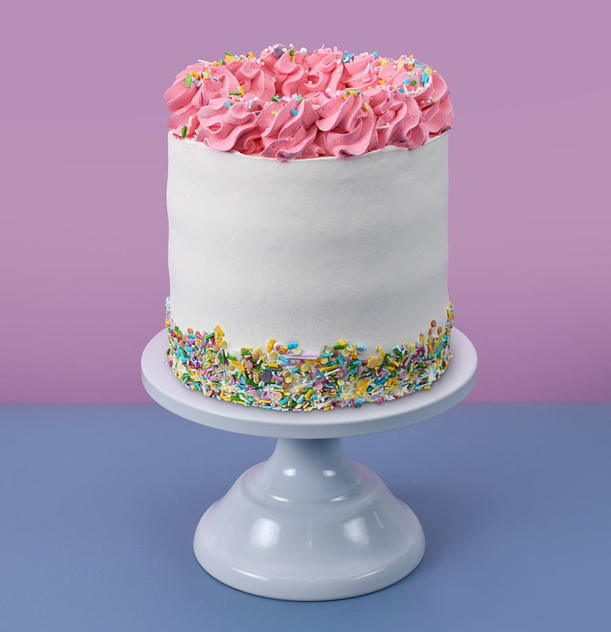 Rainbow Sprinkle Tall Cake