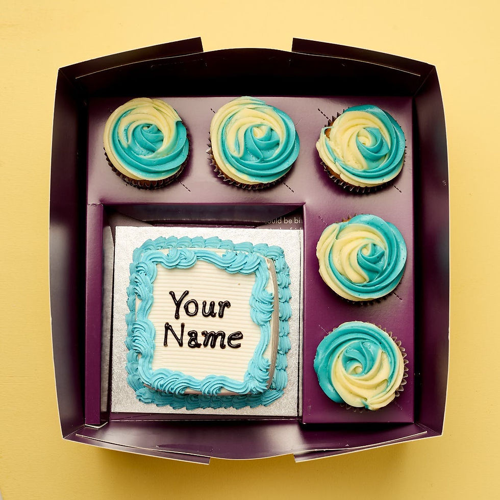 Thumbnail: Blue Swirl Bento Cake