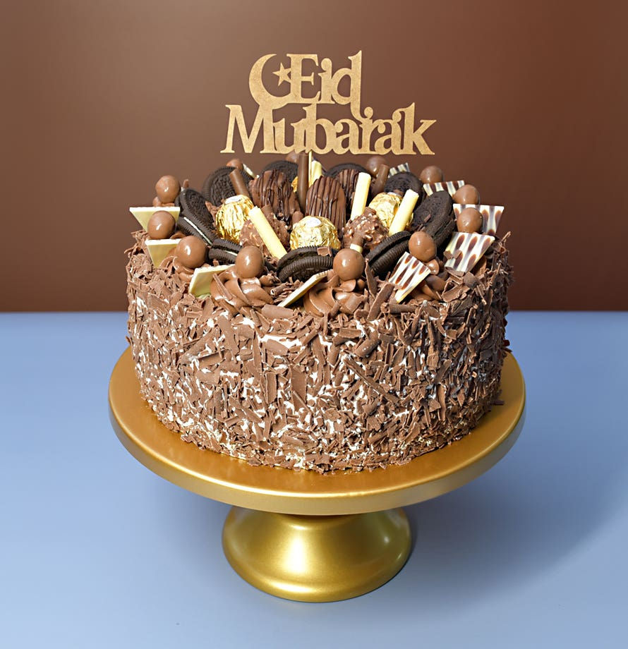 Eid Chocolate Crunch Bliss Cake