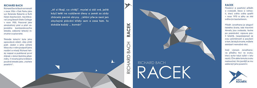 přebal knihy – Racek