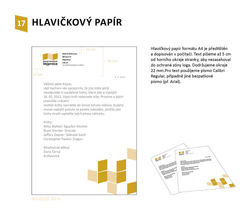 logo manuál – hlavičkový papír