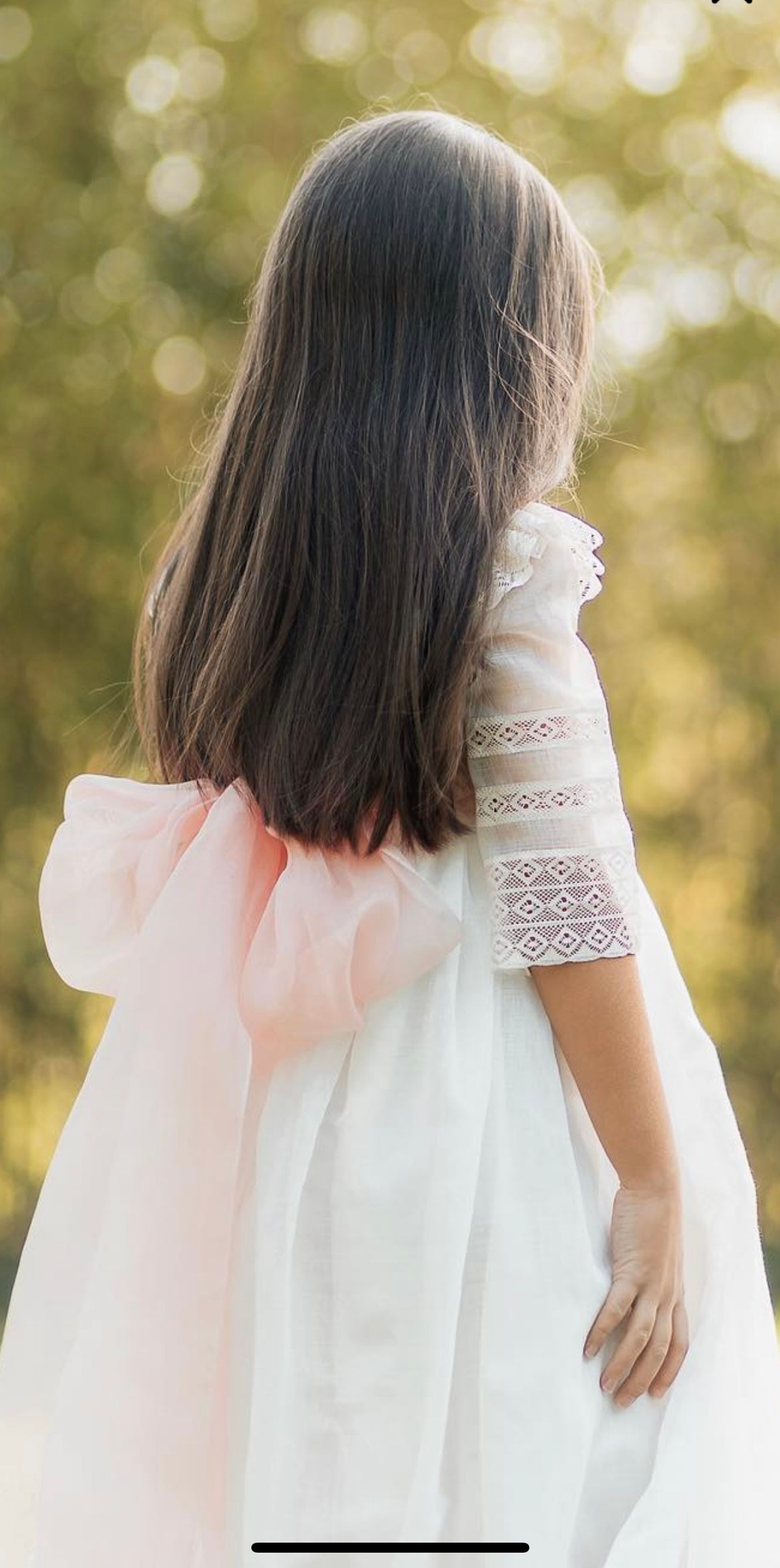  Vestido comunión + corona de flores