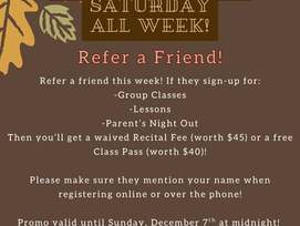 Small Business Saturday - ALL WEEK!