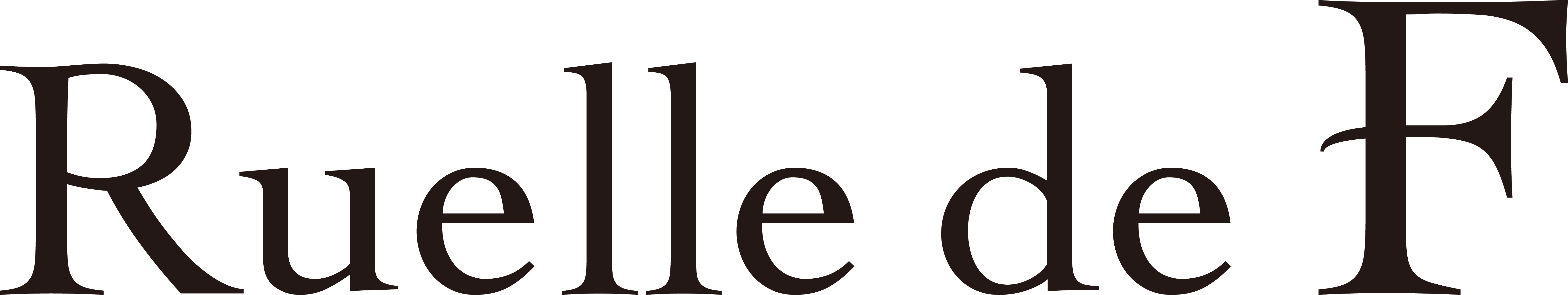 ショップ名Ruelle de F