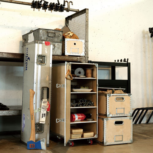 DULTON　キャビネット WOODEN CABINET 4 LAYER DULTON ONLINE SHOP | WOODEN CABINET WITH CASTORS 4 LAYER