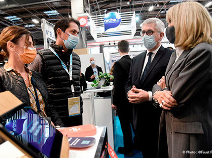 Une visite d'exception sur notre stand à Santexpo !