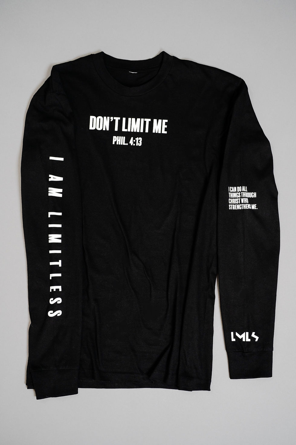 Thumbnail: Black Don't Limit Me Long Sleeve T-Shirt UNISEX