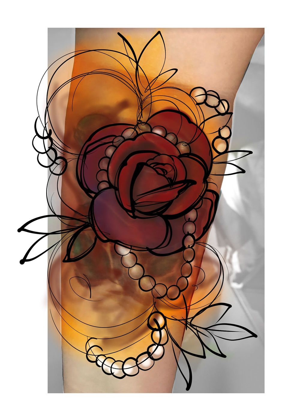 Coverup tattoo sketch