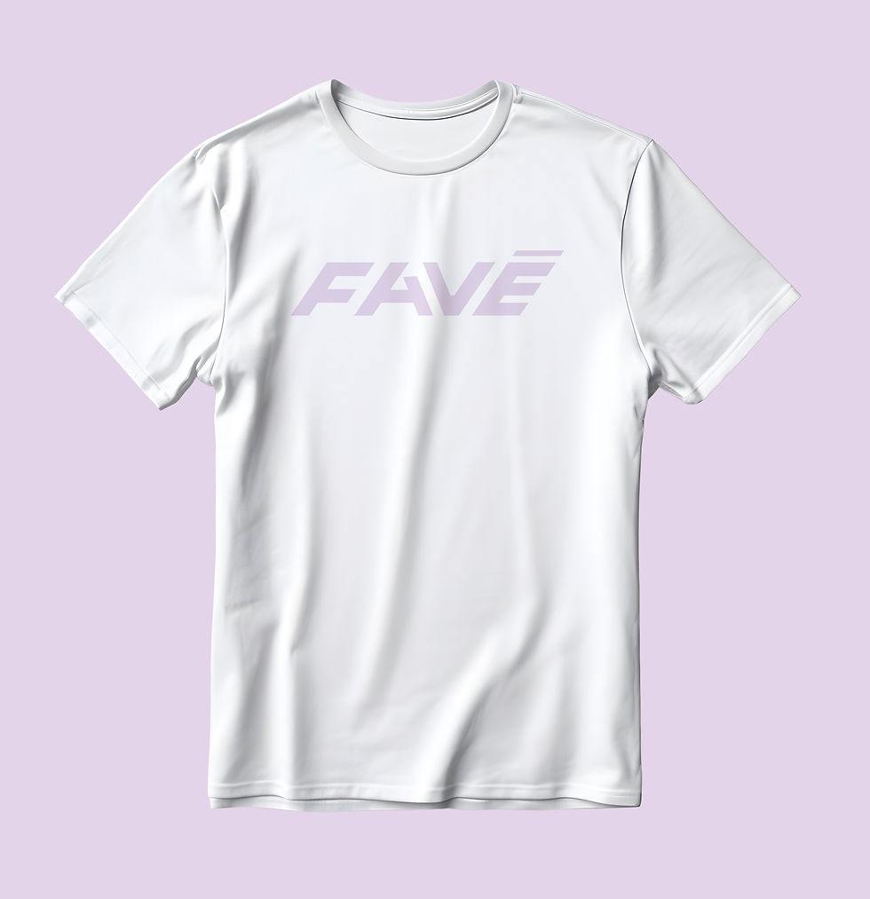 mockup t-shirt blanc favé chloe marciat