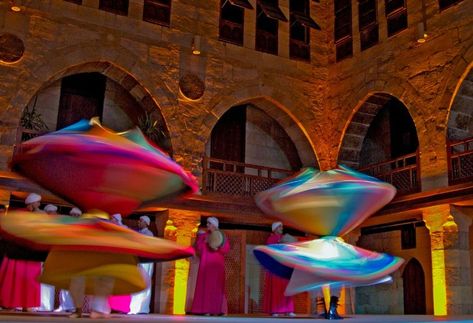 Tanoura dance show in Cairo, Egyptian 
