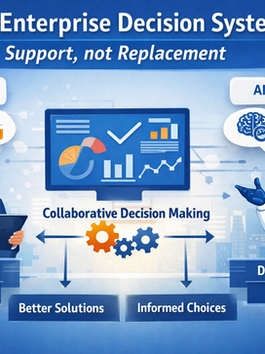 AI in Enterprise Decision Systems: Support, not Replacement